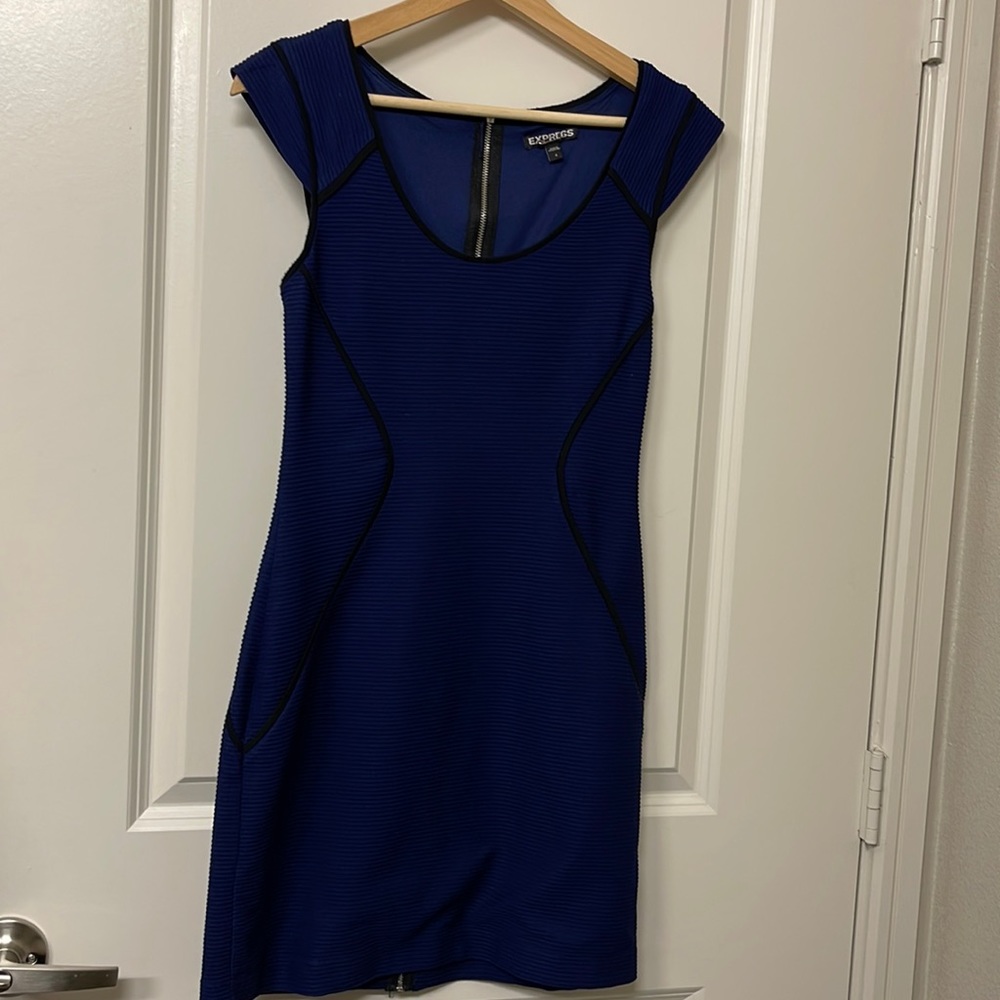 Express Navy  blue dress